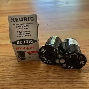 Set of 2 Keurig My K-Cup Reusable Filter for coffee maker universal pod beans